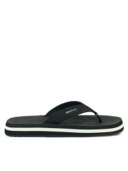 Gant Japonki 30599909 Czarny. Czarne klapki damskie Gant, bez wzorów, z materiału, bez obcasa. Za 259.99 zł.