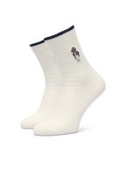 Polo Ralph Lauren Skarpety długie 455P18186001 Beżowy jasny. Brązowe skarpetki damskie Polo Ralph Lauren, bez wzorów, z bawełny. Za 139.99 zł.