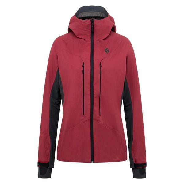 Damska kurtka narciarska Black Diamond Dawn Patrol Hybrid. Czarne kurtki damskie Black Diamond, m, bez wzorów, z materiału, z kapturem, narciarskie. Za 958.95 zł.
