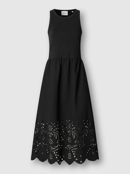 Pepe Jeans Sukienka "Naomi" w kolorze granatowym rozmiar: S. Niebieskie sukienki damskie Pepe Jeans, s, bez wzorów, z bawełny, bez kołnierzyka, bez ramiączek, maxi. Za 206.42 zł.