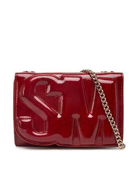 Steve Madden Torebka Bzoie SM13002239 Czerwony. Czerwone torebki klasyczne damskie Steve Madden, bez wzorów, ze skóry, wizytowe, bez kołnierzyka, bez ramiączek. Za 359.99 zł.