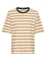 Camel Active Koszulka w kolorze jasnobrązowym rozmiar: 3XL. Brązowe bluzki damskie Camel Active, xl, bez wzorów, z bawełny, bez kołnierzyka, bez ramiączek. Za 106.38 zł.