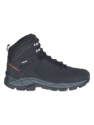 Merrell Skórzane botki turystyczne "Vego Mid" w kolorze czarnym rozmiar: 41. Czarne buty zimowe męskie MERRELL, bez zapięcia. Za 289.88 zł.