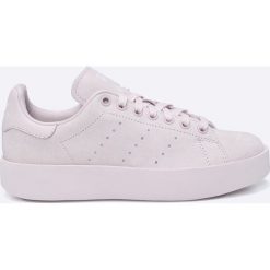Adidas Originals - Buty Stan Smith Bold. Czerwone buty sportowe na co dzień damskie adidas Originals, bez wzorów, z gumy. W wyprzedaży za 319.90 zł.
