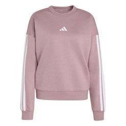 Bluza Adidas Sport Bluza W 3S Fl Swt Damskie. Fioletowe bluzy bez kaptura damskie Adidas, s, bez wzorów, z bawełny, bez ramiączek, długie, bez kaptura. Za 296.99 zł.