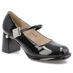 Czarne Czółenka Artiker Eleganckie Obuwie Damskie Na Obcasie. Czarne czółenka damskie Artiker, bez wzorów, z materiału, bez obcasa, na obcasie. Za 259.00 zł.