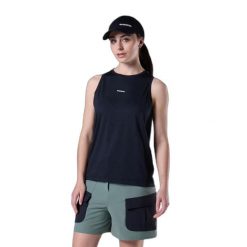 Damski tank top Rossignol Active. Czarne topy damskie Rossignol, bez wzorów, bez kołnierzyka. Za 292.00 zł.