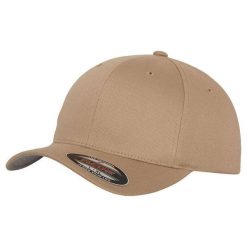 Czapka z Daszkiem Brandit Flexfit Khaki. Zielone czapki męskie Brandit, bez wzorów, sportowe. Za 68.15 zł.