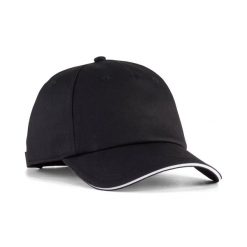Czapka z daszkiem Puma Additions. Czarne czapki z daszkiem damskie Puma, bez wzorów, z bawełny. Za 133.50 zł.