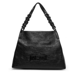 Torebka Just Cavalli. Czarne torebki klasyczne damskie Just Cavalli, bez wzorów, bez dodatków. Za 869.99 zł.