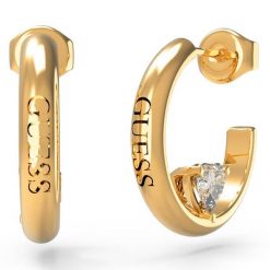 Kolczyki Guess. Żółte kolczyki damskie Guess, złote. Za 129.99 zł.
