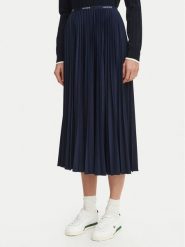 Lacoste Spódnica plisowana JF1402 Granatowy Regular Fit. Niebieskie spódniczki damskie Lacoste, xl, bez wzorów, z syntetyku, plisowane. Za 789.99 zł.