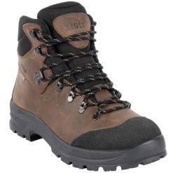 Buty wysokie Aigle Fleshside MTD wodoodporne. Brązowe buty trekkingowe męskie AIGLE, z kauczuku, bez zapięcia, outdoorowe. W wyprzedaży za 449.99 zł.
