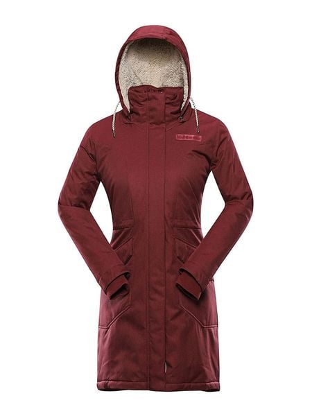 Alpine Pro Parka "Adona" w kolorze bordowym rozmiar: M. Czerwone parki damskie Alpine Pro, m, bez wzorów. Za 432.80 zł.