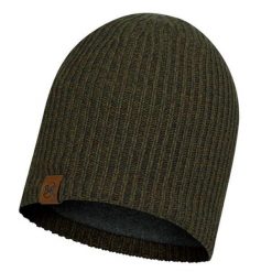 Czapka zimowa z podszewką z polaru Knitted&Fleece. Zielone czapki męskie Buff, na zimę, bez wzorów, z dzianiny, sportowe. Za 133.15 zł.