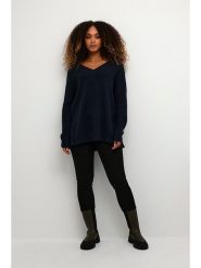 CULTURE Sweter w kolorze granatowym rozmiar: S. Niebieskie swetry klasyczne damskie Culture, s, bez kołnierzyka. Za 135.17 zł.