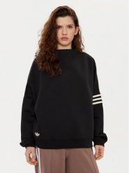 Adidas Bluza Neuclassics JI8520 Czarny Oversize. Czarne bluzy bez kaptura damskie Adidas, m, z bawełny. Za 179.99 zł.