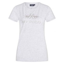 Koszulka damska HV Polo Lola. Szare bluzki sportowe damskie HV POLO, bez wzorów, bez ramiączek. Za 277.50 zł.