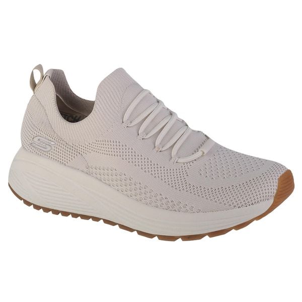 Kapcie SKECHERS BOBS SPARROW 2.0 ALLEGIANCE Biały. Białe kapcie damskie Skechers, z materiału. Za 279.99 zł.