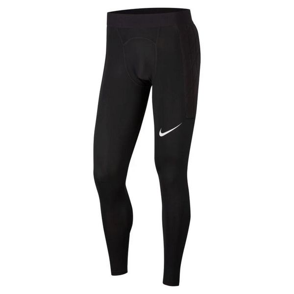 Męskie Wyściełane Spodnie Bramkarskie Gardien I. Czarne spodnie materiałowe męskie Nike, bez wzorów, z elastanu. Za 306.99 zł.