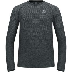 Koszulka z długim rękawem do biegania męska Odlo ESSENTIAL SEAMLESS. Szare t-shirty sportowe męskie Odlo, m, bez ramiączek, do biegania. W wyprzedaży za 234.60 zł.