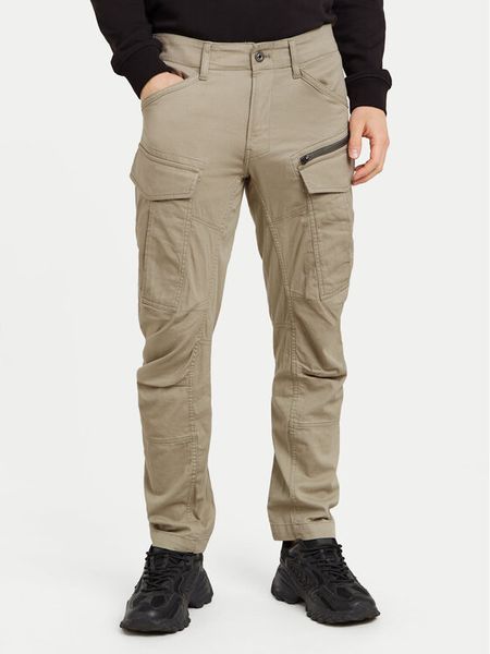 G-Star Raw Spodnie materiałowe Zip Cargo 3D D25665-D846 Beżowy Tapered Fit. Brązowe spodnie materiałowe męskie G-Star Raw, bez wzorów, z bawełny, retro. Za 329.99 zł.
