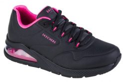 Buty sportowe Sneakersy damskie, Skechers Uno 2 - 2nd Best. Czarne buty sportowe na co dzień damskie Skechers, bez wzorów, z materiału, trekkingowe. Za 385.00 zł.