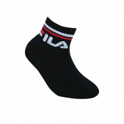 Skarpety Fila Fila Quarter Plain N Czarny. Czarne skarpetki damskie Fila, bez wzorów, z bawełny. Za 109.99 zł.