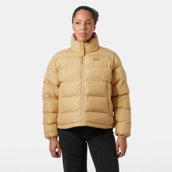 Damska kurtka puchowa Helly Hansen YU 23. Brązowe kurtki damskie Helly Hansen, bez wzorów, z puchu, bez kaptura. W wyprzedaży za 682.50 zł.