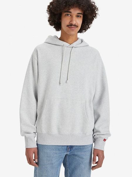 Levi's Bluza w kolorze jasnoszarym rozmiar: L. Szare bluzy z kapturem męskie Levi's, l, z bawełny. Za 146.28 zł.
