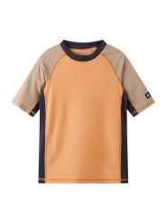 Reima Koszulka do pływania Uiva 5200149G Pomarańczowy. Brązowe t-shirty chłopięce Reima, bez wzorów, z syntetyku, bez ramiączek. Za 159.99 zł.