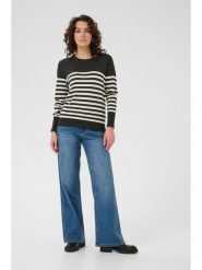 Kaffe Sweter w kolorze czarnym rozmiar: XXL. Czarne swetry klasyczne damskie Kaffe, xxl, bez kołnierzyka. Za 74.11 zł.