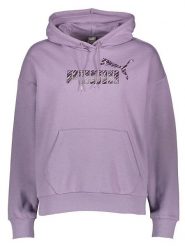 Puma Bluza "Essentials+" w kolorze fioletowym rozmiar: M. Różowe bluzy z kapturem damskie Puma, m. Za 202.45 zł.