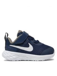 Nike Sneakersy Revolution 6 Nn (TDV) DD1094 400 Granatowy. Niebieskie trampki i tenisówki chłopięce Nike, bez wzorów, z materiału, bez zapięcia. Za 129.99 zł.