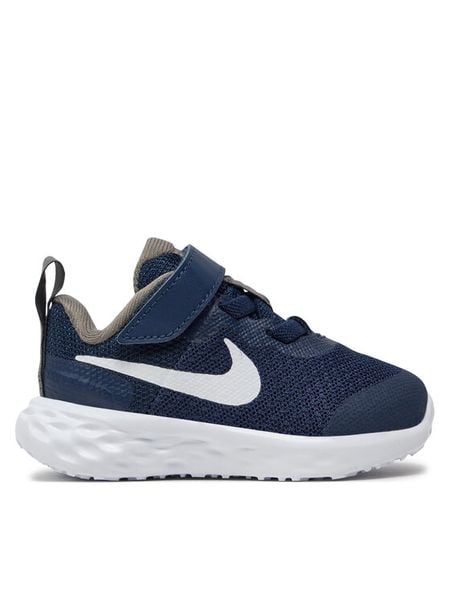 Nike Sneakersy Revolution 6 Nn (TDV) DD1094 400 Granatowy. Niebieskie buty sportowe chłopięce Nike, z materiału, bez zapięcia. Za 189.99 zł.