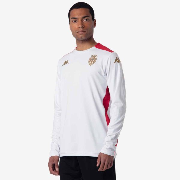 Bluza AS Monaco Aldren Pro 8 2024/25. Czerwone bluzy bez kaptura męskie Kappa, l, z elastanu. Za 187.60 zł.
