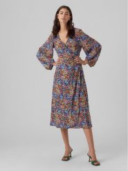 Vero Moda Sukienka codzienna Kira 10290247 Kolorowy Loose Fit. Sukienki damskie Vero Moda, na co dzień, s, bez wzorów, z syntetyku, bez kołnierzyka, bez ramiączek, proste. Za 139.99 zł.