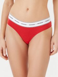 Guess Figi klasyczne O97E02 KBBU1 Czerwony. Czerwone figi damskie Guess, xl, z aplikacjami, z bawełny. Za 59.99 zł.