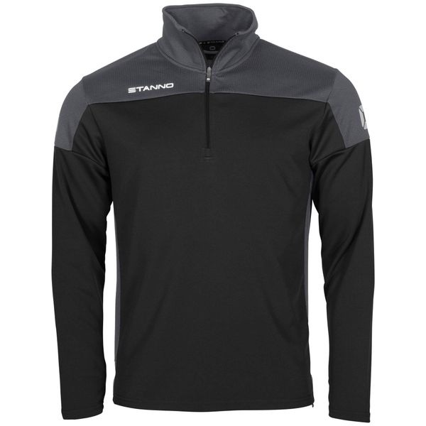 Bluza dresowa 1/4 z zamkiem błyskawicznym Stanno Pride. Czarne bluzy sportowe damskie STANNO, m, bez wzorów, z dresówki, bez ramiączek, bez kaptura. Za 238.00 zł.