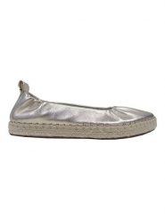 Högl Skórzane espadryle w kolorze srebrnym rozmiar: 42. Szare espadryle damskie HÖGL, bez wzorów, bez obcasa. Za 267.29 zł.