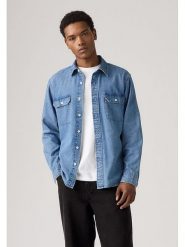 Levi's Koszula dżinsowa w kolorze niebieskim rozmiar: XL. Niebieskie koszule męskie Levi's, s, bez wzorów, bez kołnierzyka, bez ramiączek. Za 158.10 zł.