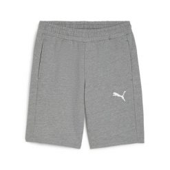 Spodenki sportowe męskie Puma teamGOAL Casuals. Szare szorty męskie Puma, bez wzorów, sportowe. Za 89.00 zł.