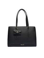 Nine West Torebka C-TANANA-KY253 Czarny. Czarne torebki klasyczne damskie Nine West, bez wzorów, z materiału, bez dodatków. Za 289.99 zł.