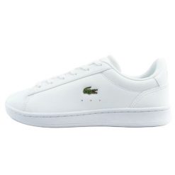 Buty Lacoste Carnaby 748SUJ001321G białe. Białe buty sportowe na co dzień damskie bez wzorów, ze skóry ekologicznej. Za 466.89 zł.