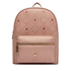 Plecak Beverly Hills Polo Club. Brązowe plecaki damskie Beverly Hills Polo Club, bez wzorów. Za 219.99 zł.