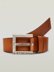 G-Star Skórzany pasek w kolorze karmelowym rozmiar: 105. Brązowe paski męskie G-Star, bez wzorów, z materiału, retro. Za 169.67 zł.