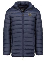 Geographical Norway Płaszcz pikowany "Amigomap" w kolorze granatowym rozmiar: XL. Niebieskie płaszcze męskie Geographical Norway, xl, bez wzorów. Za 156.98 zł.