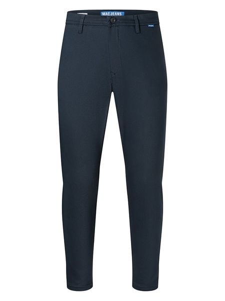 MAC Spodnie chino "Griffin" w kolorze granatowym rozmiar: W33/L30. Niebieskie spodnie materiałowe męskie MAC, bez wzorów. Za 240.43 zł.