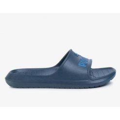 Klapki Sportowe Puma Divecat V2. Niebieskie klapki damskie Puma, bez wzorów, bez obcasa. Za 113.50 zł.