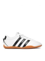Adidas Sneakersy C-GRAND COURT 3.0 LO GIRLS C KI3034 Biały. Białe buty sportowe dziewczęce Adidas, bez wzorów, ze skóry, bez zapięcia. Za 179.99 zł.